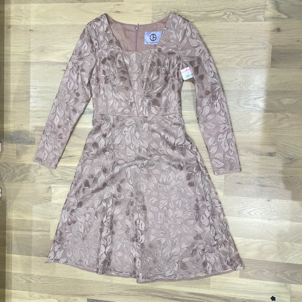 JS Collections Women’s Rose Gold Formal Dress Size 4